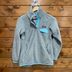 Patagonia Grey Blue Women's Re-Tool Snap-T Pullover